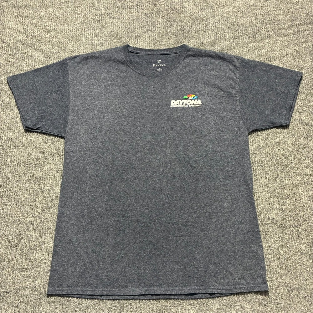 Fanatics Daytona International Speedway Mens T-Shirt Size XL Gray Short Sleeve